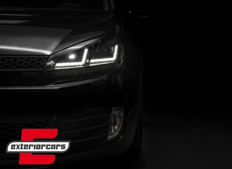 OSRAM prednja svjetla LEDriving LED Dynamic žmigavci (crna) / VW Golf 6 VI (2008-2012) - Slika 9