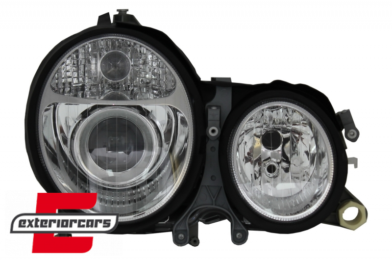 Prednja svjetla Xenon look (chrome) / Mercedes E-klasa W210 S210 Facelift (06.1999-2002) - Slika 2