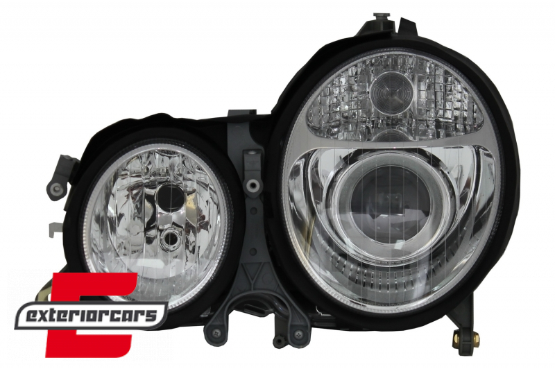 Prednja svjetla Xenon look (chrome) / Mercedes E-klasa W210 S210 Facelift (06.1999-2002) - Slika 3