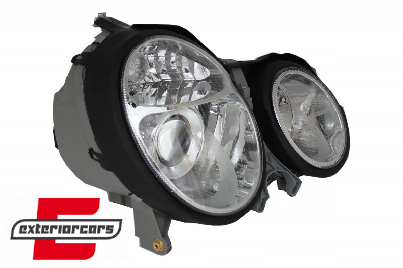 Prednja svjetla Xenon look (chrome) / Mercedes E-klasa W210 S210 Facelift (06.1999-2002) - Slika 4