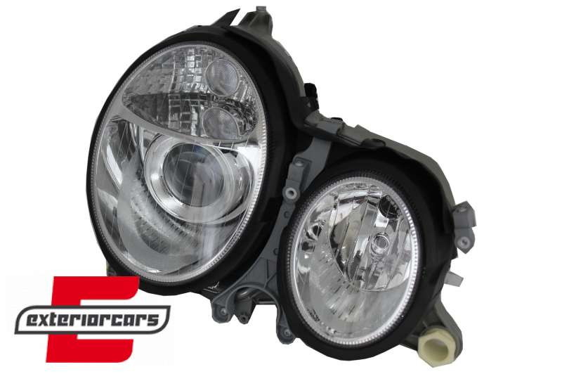 Prednja svjetla Xenon look (chrome) / Mercedes E-klasa W210 S210 Facelift (06.1999-2002) - Slika 5
