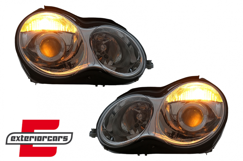 Prednja svjetla (chrome) / Mercedes C-klasa W203 limuzina S203 karavan (2000-03.2004) - Slika 6
