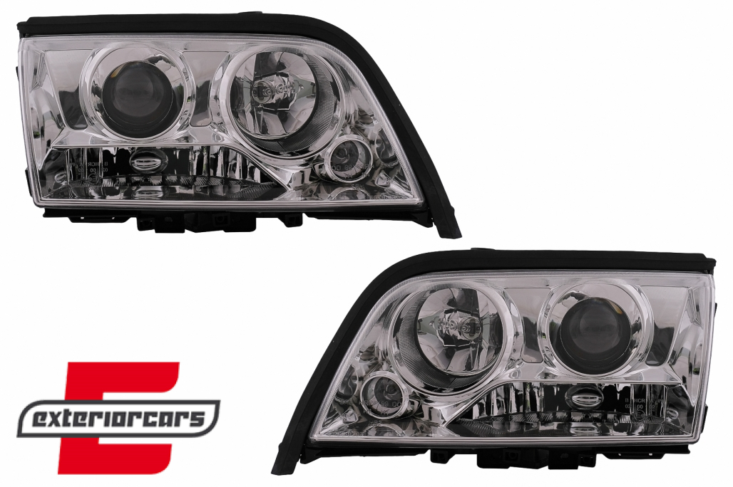 Prednja svjetla (chrome) / Mercedes C-klasa W202 (1993-2000) - Slika 12