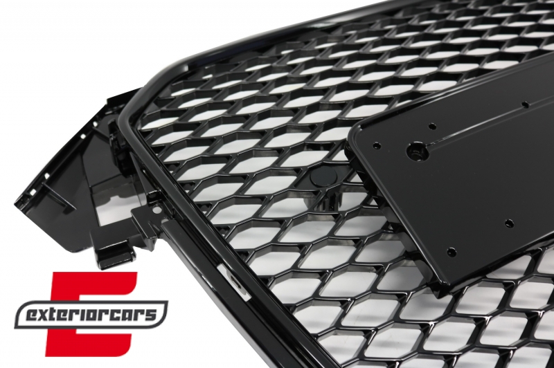 Prednja maska RS4 dizajn (piano crna) / Audi A4 S4 B8 Facelift (2012-2015) - Slika 3