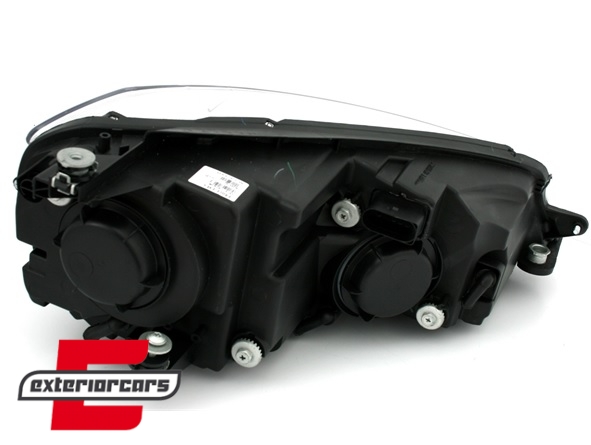 Prednja svjetla 3D LED U-dizajn LED žmigavci (crna) / Volkswagen Golf VII (2012-2017) - Slika 5