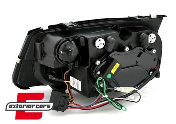 Prednja svjetla LED DayLight (crna) / Volkswagen Bora (09.1998-07.2005) - Slika 4