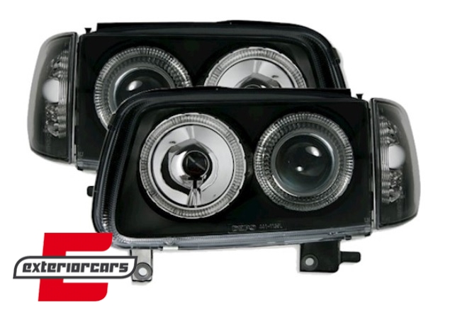 Prednja svjetla Angel Eyes (crna) / Volkswagen Polo (10.1999-10.2001) - Slika 5