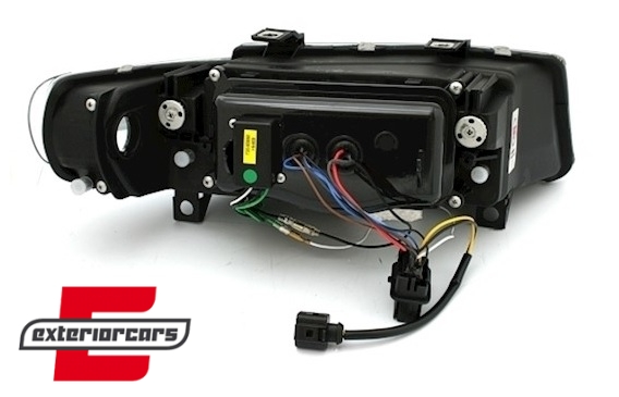 Prednja svjetla LED DayLight (chrome) / Seat Leon Toledo (1999-2004) - Slika 4