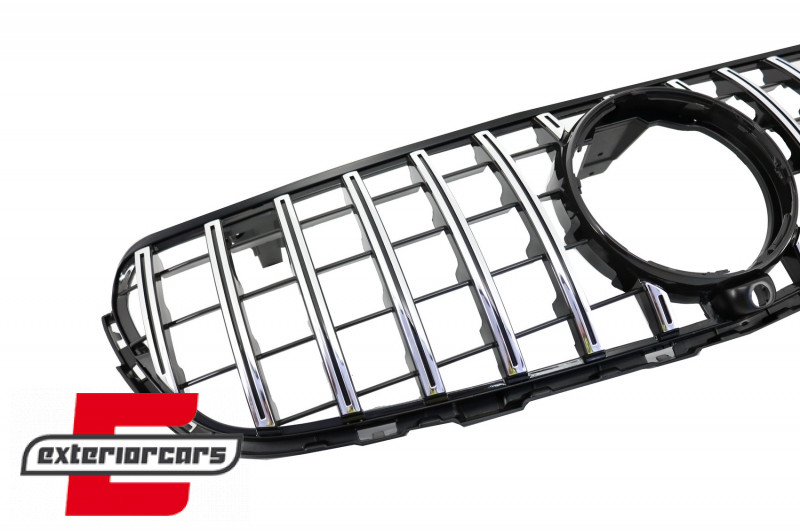 Prednja maska GT-R Panamericana dizajn 360° (chrome) / Mercedes GLC X253 C253 (2015-2018) - Slika 3