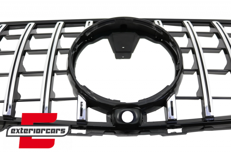 Prednja maska GT-R Panamericana dizajn 360° (chrome) / Mercedes GLC X253 C253 (2015-2018) - Slika 4