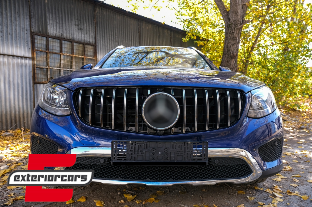 Prednja maska GT-R Panamericana dizajn 360° (chrome) / Mercedes GLC X253 C253 (2015-2018) - Slika 15