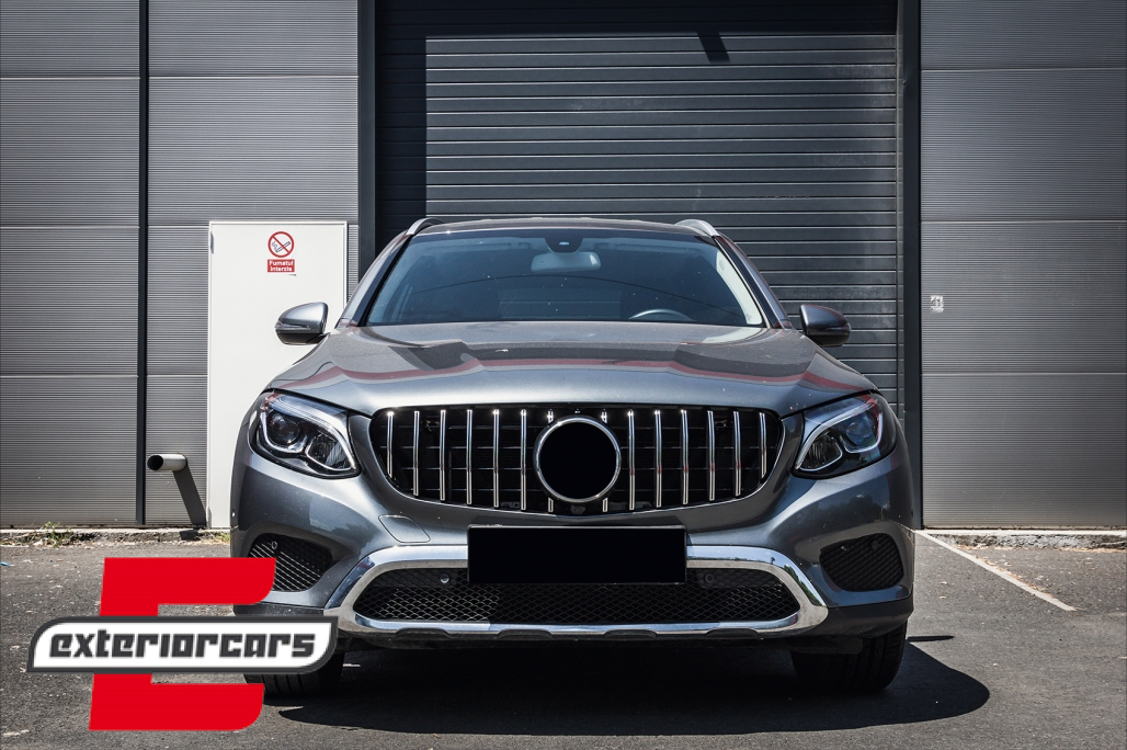 Prednja maska GT-R Panamericana dizajn 360° (chrome) / Mercedes GLC X253 C253 (2015-2018) - Slika 6