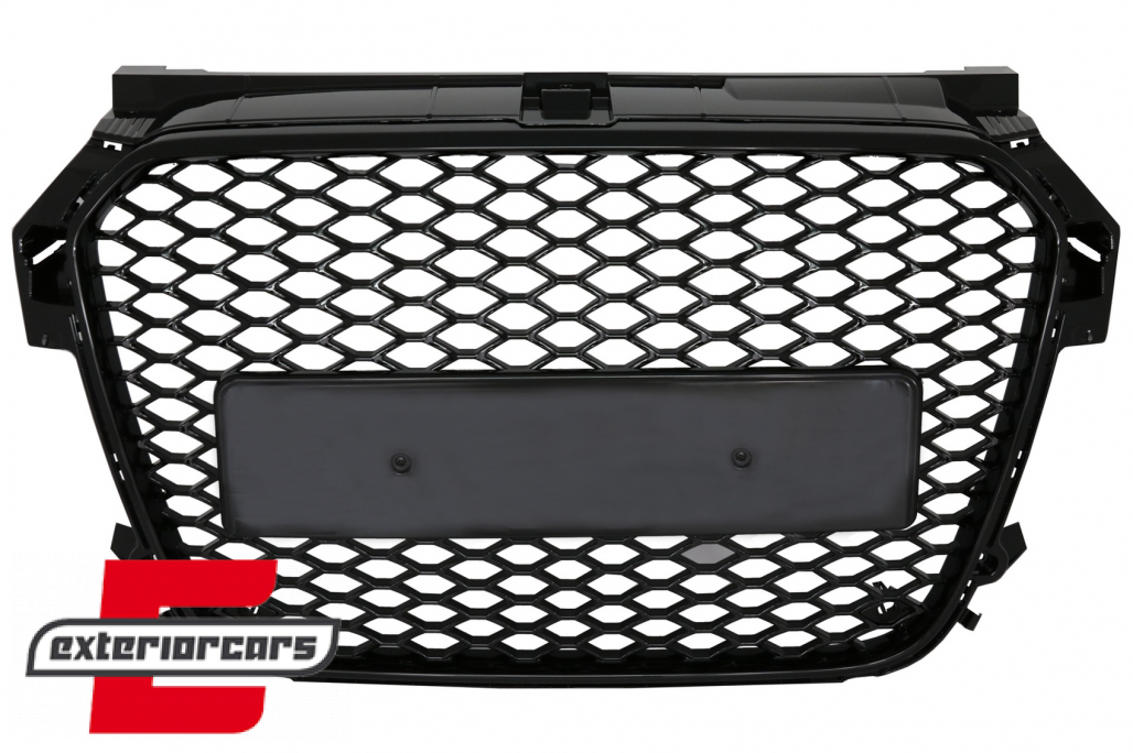 Prednja maska RS1 dizajn (piano crna) / Audi A1 8X (2010-2014)