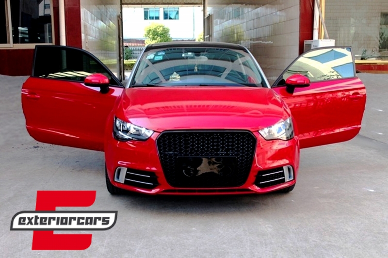 Prednja maska RS1 dizajn (piano crna) / Audi A1 8X (2010-2014) - Slika 6