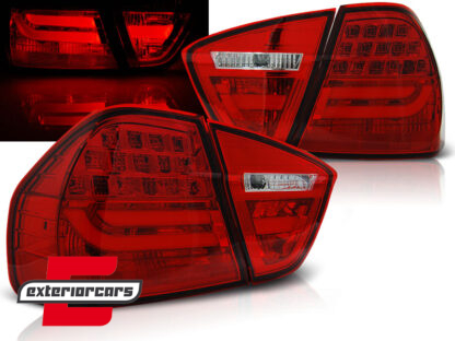 LED stražnja svjetla LightBar LCI dizajn (crvena) / BMW serije 3 E90 limuzina (2005-2008)
