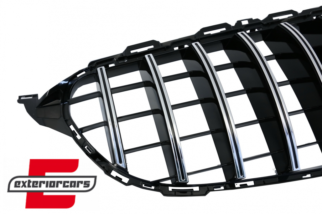 Prednja maska GT-R Panamericana dizajn (chrome) / Mercedes C-klasa W205 S205 C205 A205 (2014-2018) - Slika 5