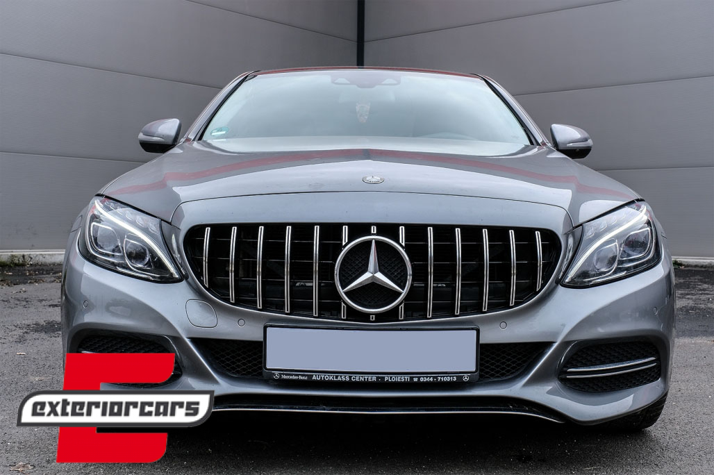 Prednja maska GT-R Panamericana dizajn (chrome) / Mercedes C-klasa W205 S205 C205 A205 (2014-2018) - Slika 10