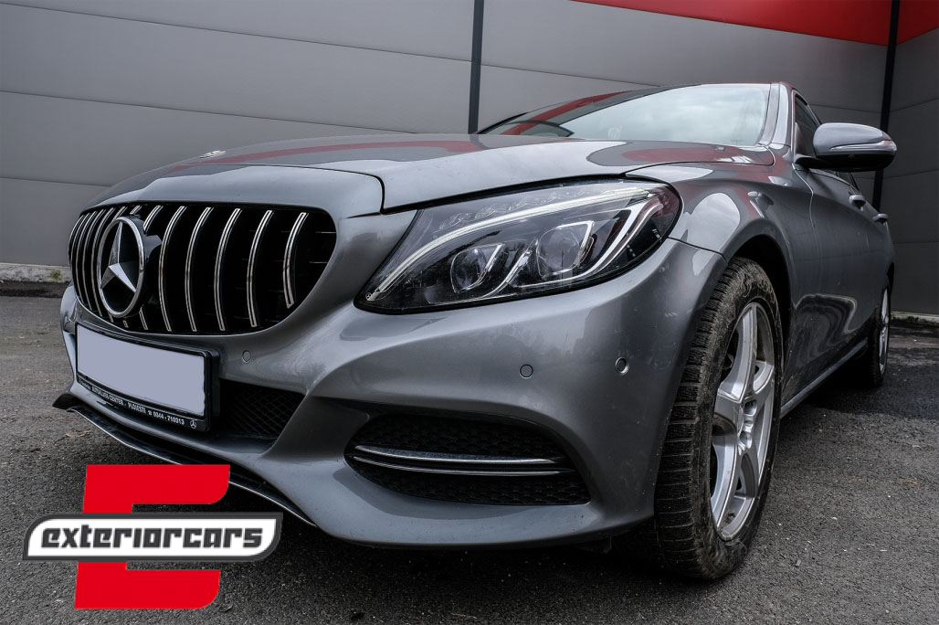Prednja maska GT-R Panamericana dizajn (chrome) / Mercedes C-klasa W205 S205 C205 A205 (2014-2018) - Slika 13