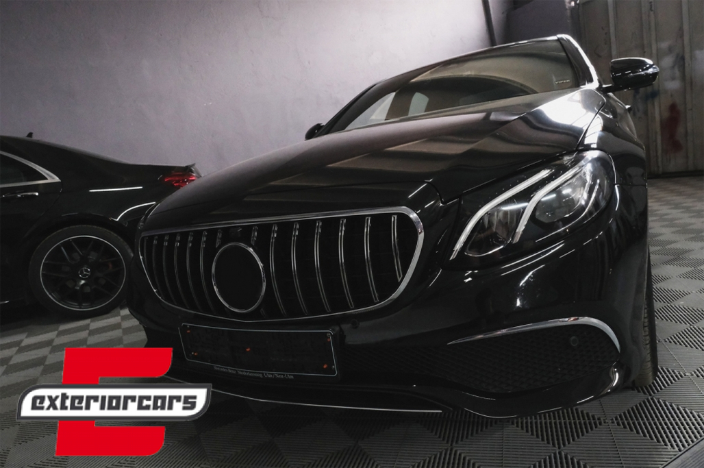 Prednja maska GT-R Panamericana dizajn (chrome) / Mercedes E-klasa W213 S213 C238 A238 (2016-2019) - Slika 10