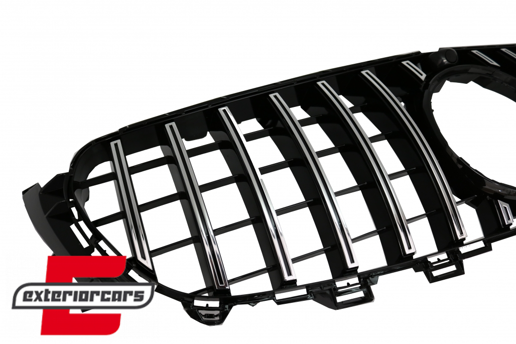 Prednja maska GT-R Panamericana dizajn (chrome) / Mercedes E-klasa W213 S213 C238 A238 (2016-2019) - Slika 4