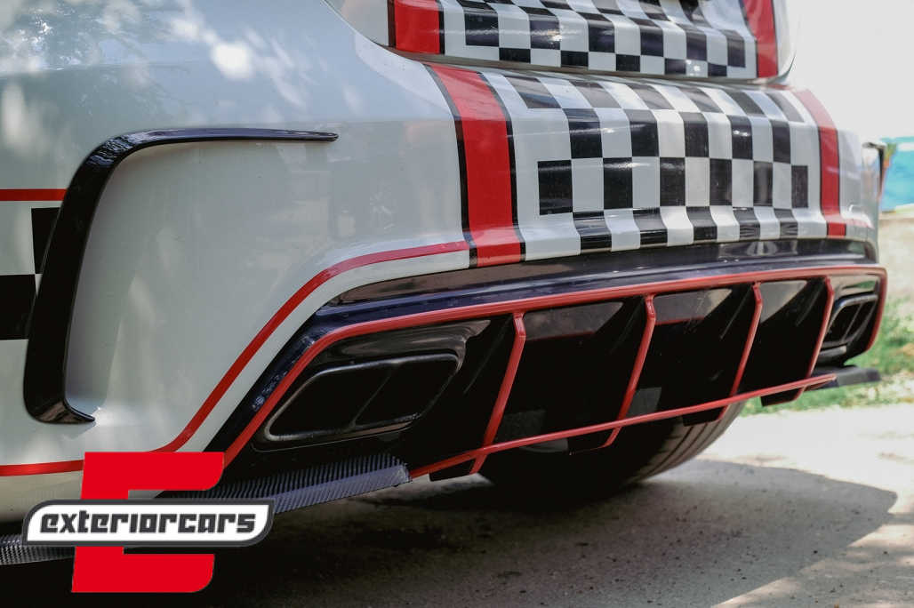 Zadnji splitteri A45 AMG Aero Edition Look (piano crna) / Mercedes A-klasa W176 (2012-2018) - Slika 8