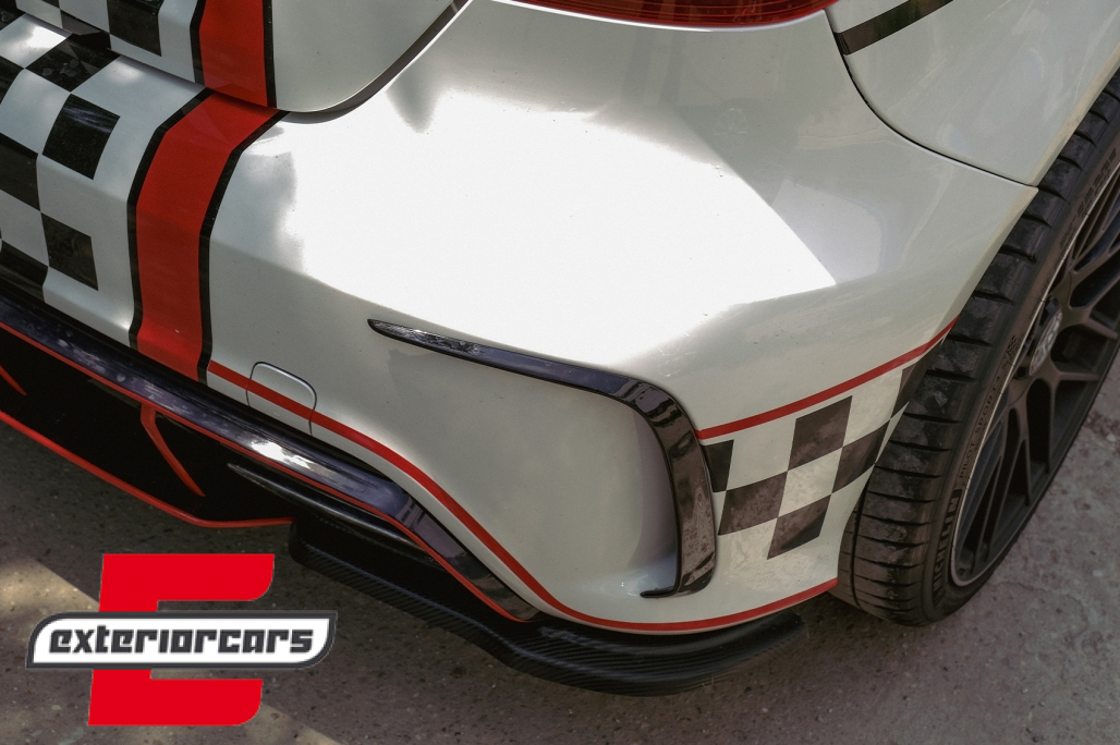 Zadnji splitteri A45 AMG Aero Edition Look (piano crna) / Mercedes A-klasa W176 (2012-2018) - Slika 9