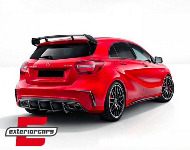Zadnji splitteri A45 AMG Aero Edition Look (piano crna) / Mercedes A-klasa W176 (2012-2018) - Slika 6