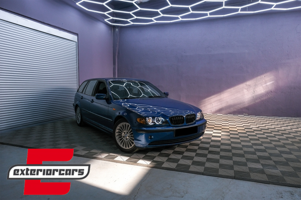 Prednja svjetla CCFL Angel Eyes (crna) / BMW serije 3 E46 Facelift limuzina karavan (2001-2005) - Slika 5