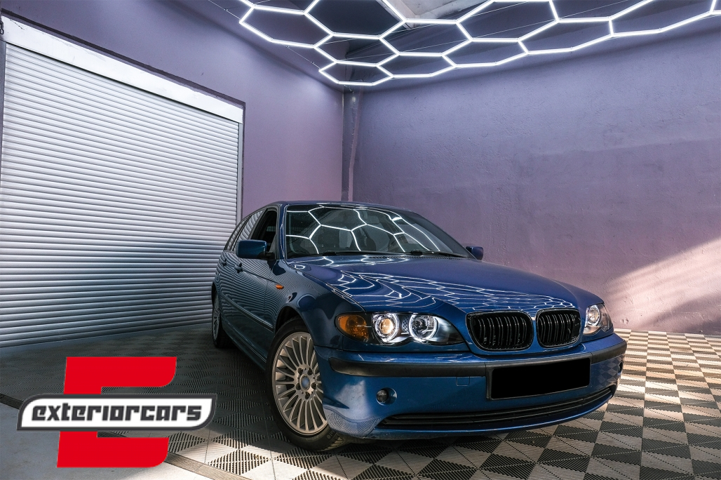 Prednja svjetla CCFL Angel Eyes (crna) / BMW serije 3 E46 Facelift limuzina karavan (2001-2005) - Slika 6