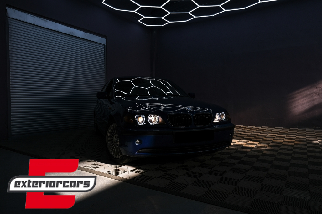Prednja svjetla CCFL Angel Eyes (crna) / BMW serije 3 E46 Facelift limuzina karavan (2001-2005) - Slika 12
