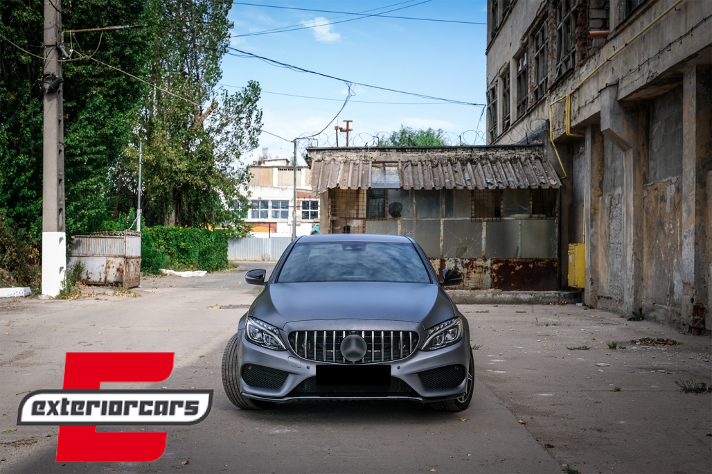 Prednja maska GT-R Panamericana dizajn 360° (chrome) / Mercedes C-klasa W205 S205 A205 C205 (2014-2018) - Slika 14