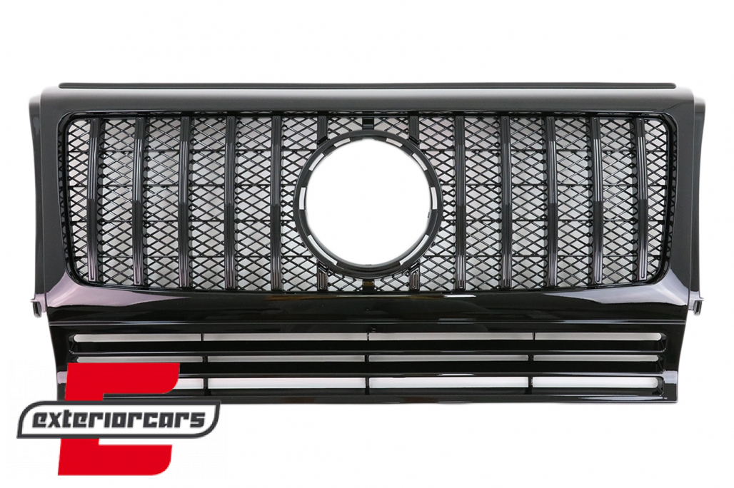 Prednja maska GT-R Panamericana dizajn (piano crna) / Mercedes G-klasa W463 (1990-2018)