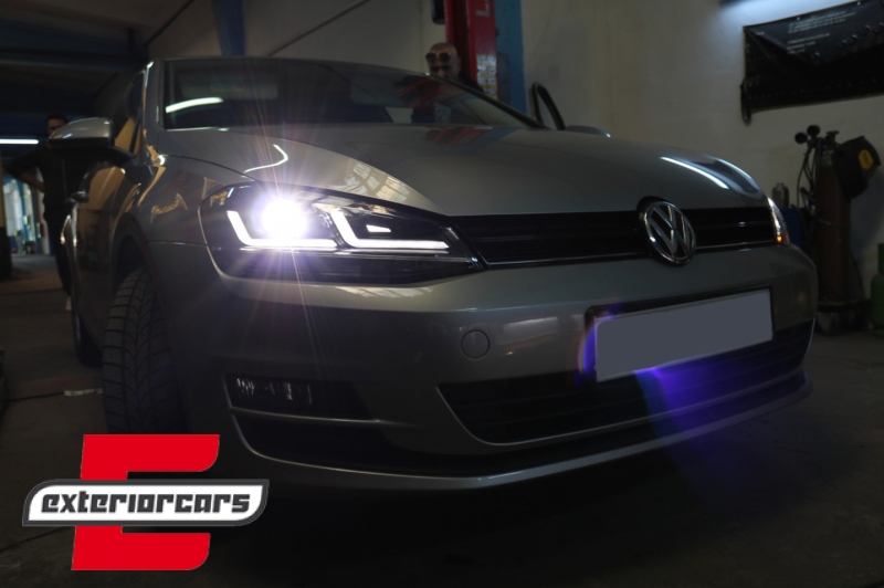 Osram full LED prednja svjetla LEDriving (crna) / VW Golf 7 VII (2012-2017) - Slika 13