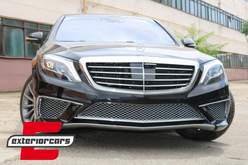 Gornja ploča prednjeg branika S65 AMG dizajn (chrome) / Mercedes S-klasa W222 (2013-2017) - Slika 7
