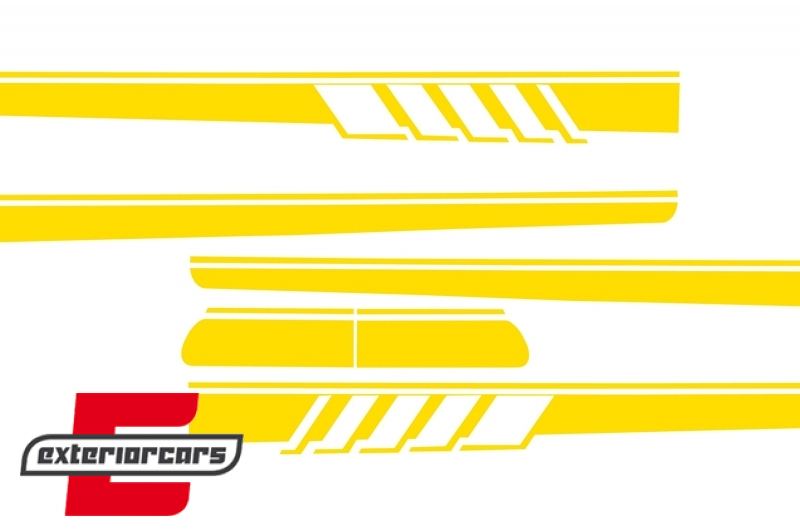 Naljepnice C63AMG Edition 1 dizajn / MERCEDES C-klasa C205 Coupe A205 Cabrio (2014-2020) - Slika 5