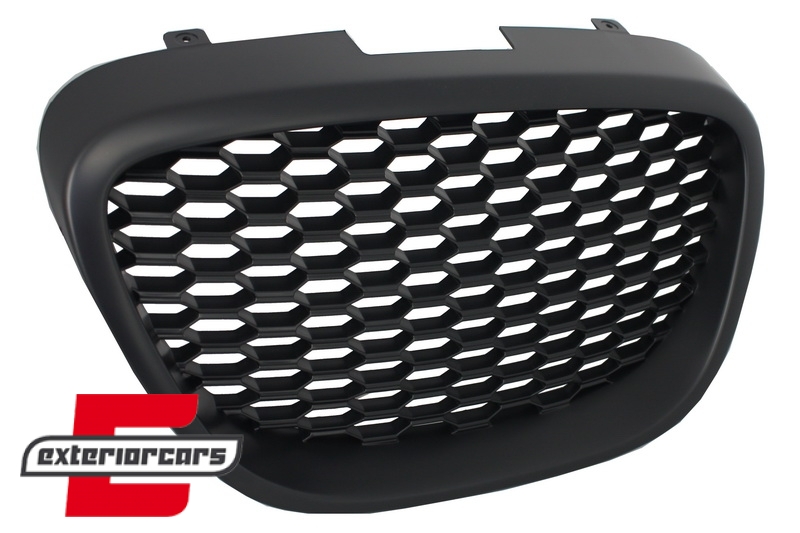 Prednja maska saće dizajn (crna) / Seat Leon 1P Altea Toledo 5P (2004-2009) - Slika 2
