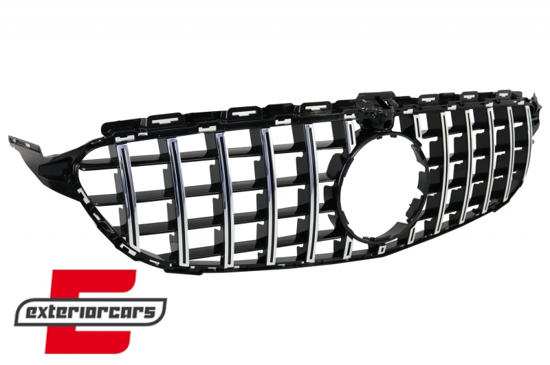 Prednja maska GT-R Panamericana dizajn 360° (chrome) / Mercedes C-klasa W205 S205 A205 C205 (2014-2018) - Slika 2