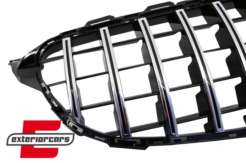 Prednja maska GT-R Panamericana dizajn 360° (chrome) / Mercedes C-klasa W205 S205 A205 C205 (2014-2018) - Slika 3