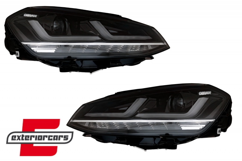 Osram Full LED prednja svjetla LEDriving LED SEQ žmigavci (chrome) / VW Golf 7 VII (2012-2017) - Slika 3