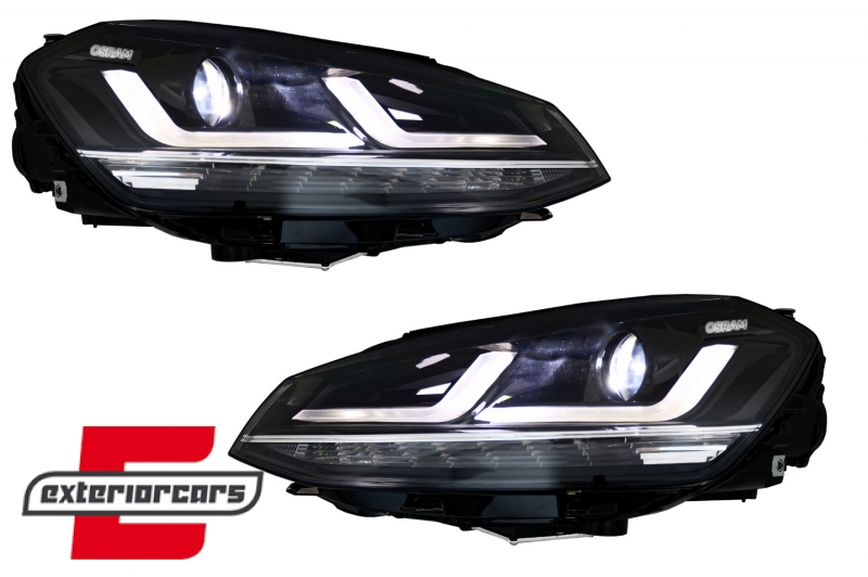 Osram Full LED prednja svjetla LEDriving LED SEQ žmigavci (chrome) / VW Golf 7 VII (2012-2017) - Slika 5