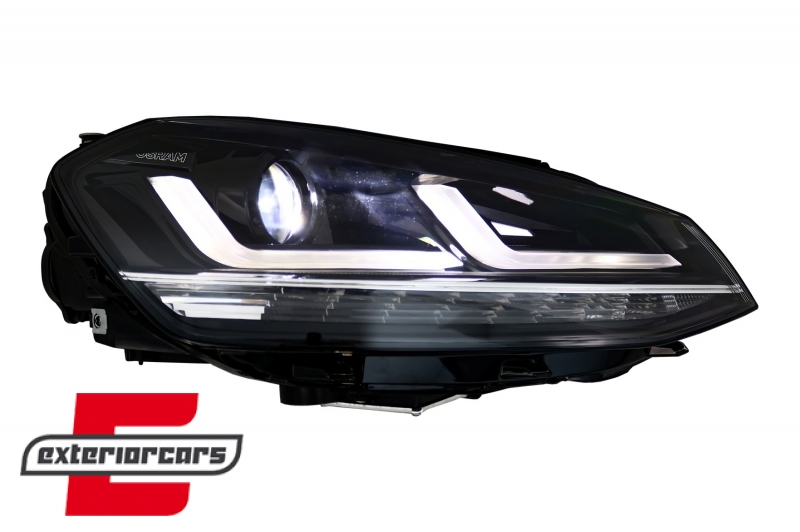 Osram Full LED prednja svjetla LEDriving LED SEQ žmigavci (chrome) / VW Golf 7 VII (2012-2017) - Slika 6