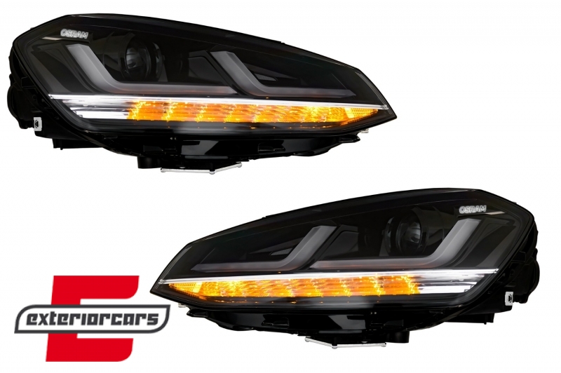 Osram Full LED prednja svjetla LEDriving LED SEQ žmigavci (chrome) / VW Golf 7 VII (2012-2017) - Slika 7