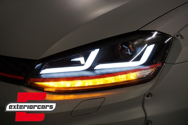 Osram Full LED prednja svjetla LEDriving SEQ žmigavci GTI dizajn (crvena) / VW Golf 7 VII (2012-2017) - Slika 13