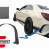 Zadnji splitteri CLA45 AMG dizajn (carbon look) / MERCEDES CLA W117 C117 X117 (2013-2018)