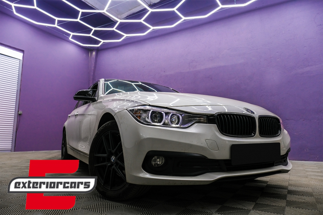 Prednja svjetla LED Angel Eyes Xenon look (crna) / BMW serije 3 F30 F31 limuzina karavan (10.2011-05.2015) - Slika 38