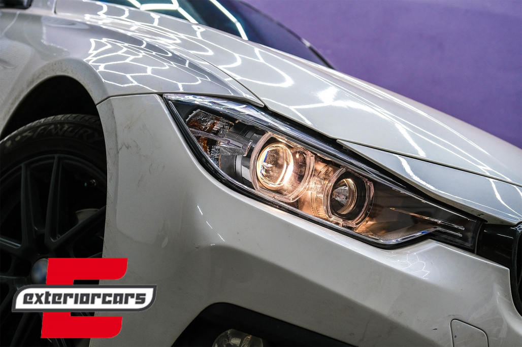 Prednja svjetla LED Angel Eyes Xenon look (crna) / BMW serije 3 F30 F31 limuzina karavan (10.2011-05.2015) - Slika 39
