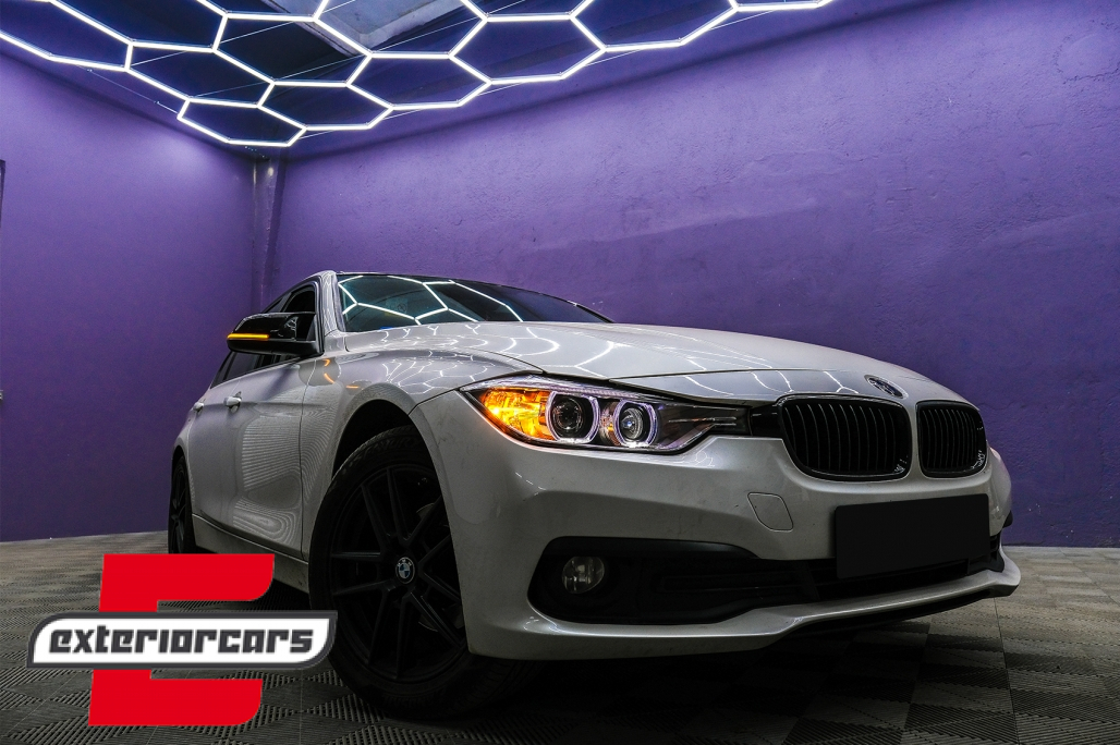 Prednja svjetla LED Angel Eyes Xenon look (crna) / BMW serije 3 F30 F31 limuzina karavan (10.2011-05.2015) - Slika 42