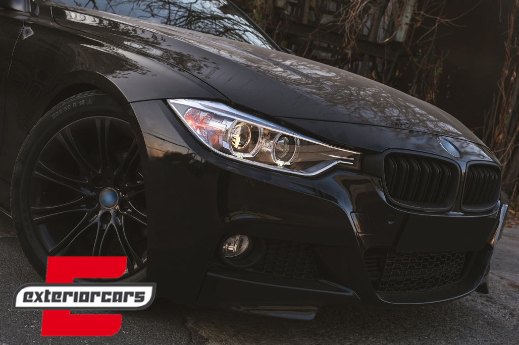 Prednja svjetla LED Angel Eyes Xenon look (crna) / BMW serije 3 F30 F31 limuzina karavan (10.2011-05.2015) - Slika 43