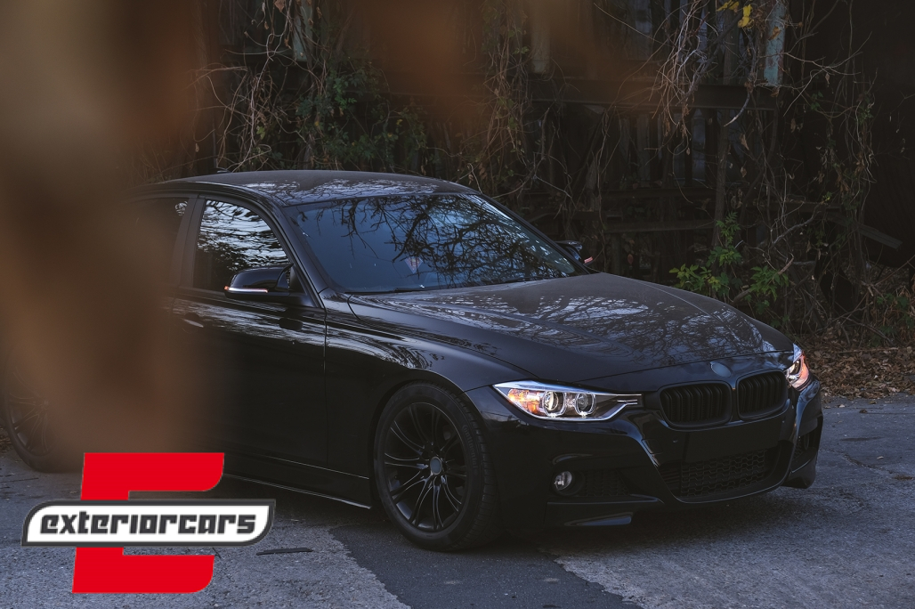 Prednja svjetla LED Angel Eyes Xenon look (crna) / BMW serije 3 F30 F31 limuzina karavan (10.2011-05.2015) - Slika 44