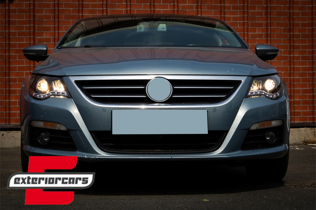 Prednja svjetla LED DayLight (crna) / VW Passat CC (2008-2012) - Slika 22